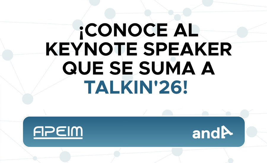 ¡Conoce al Keynote Speaker que se suma a Talkin'26!